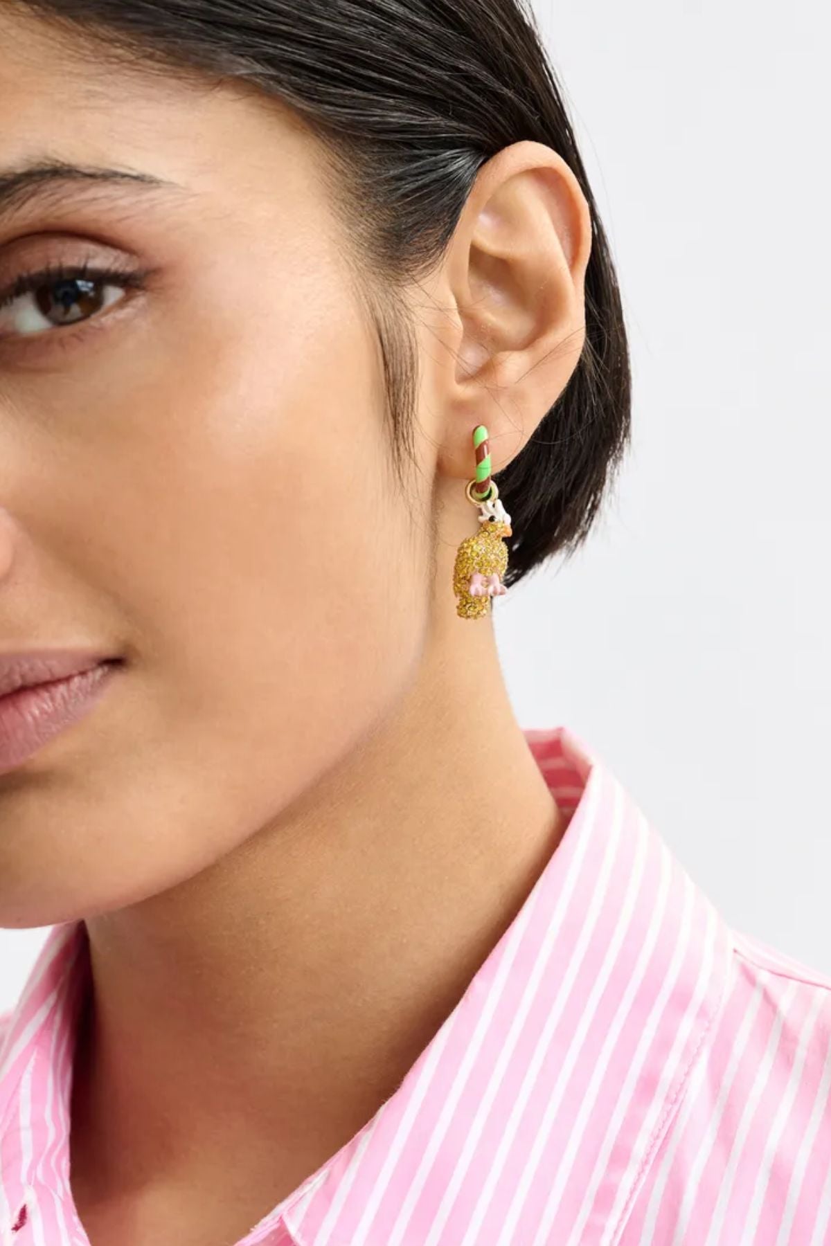 Jhally Earrings With Charms