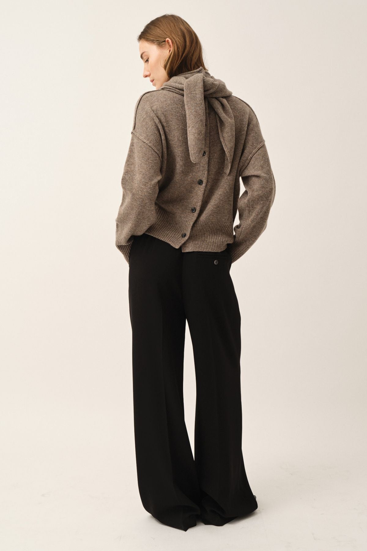 Crepe Logo Pants