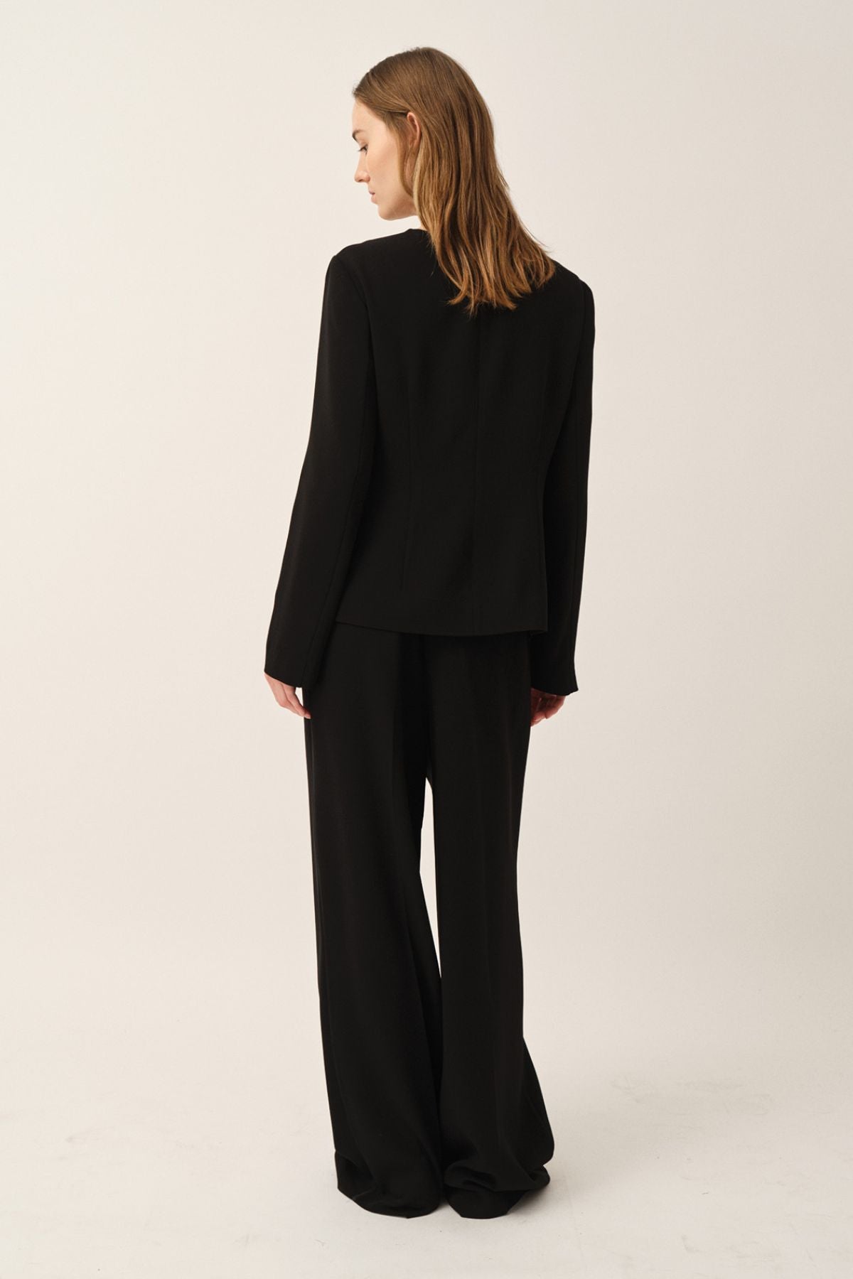 Crepe Slit Blouse