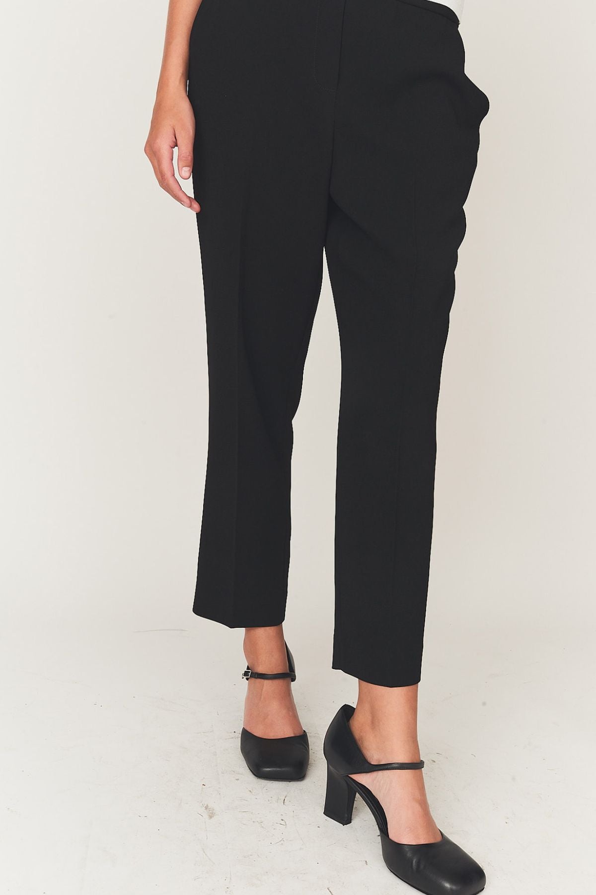 Crepe Pull On Pants