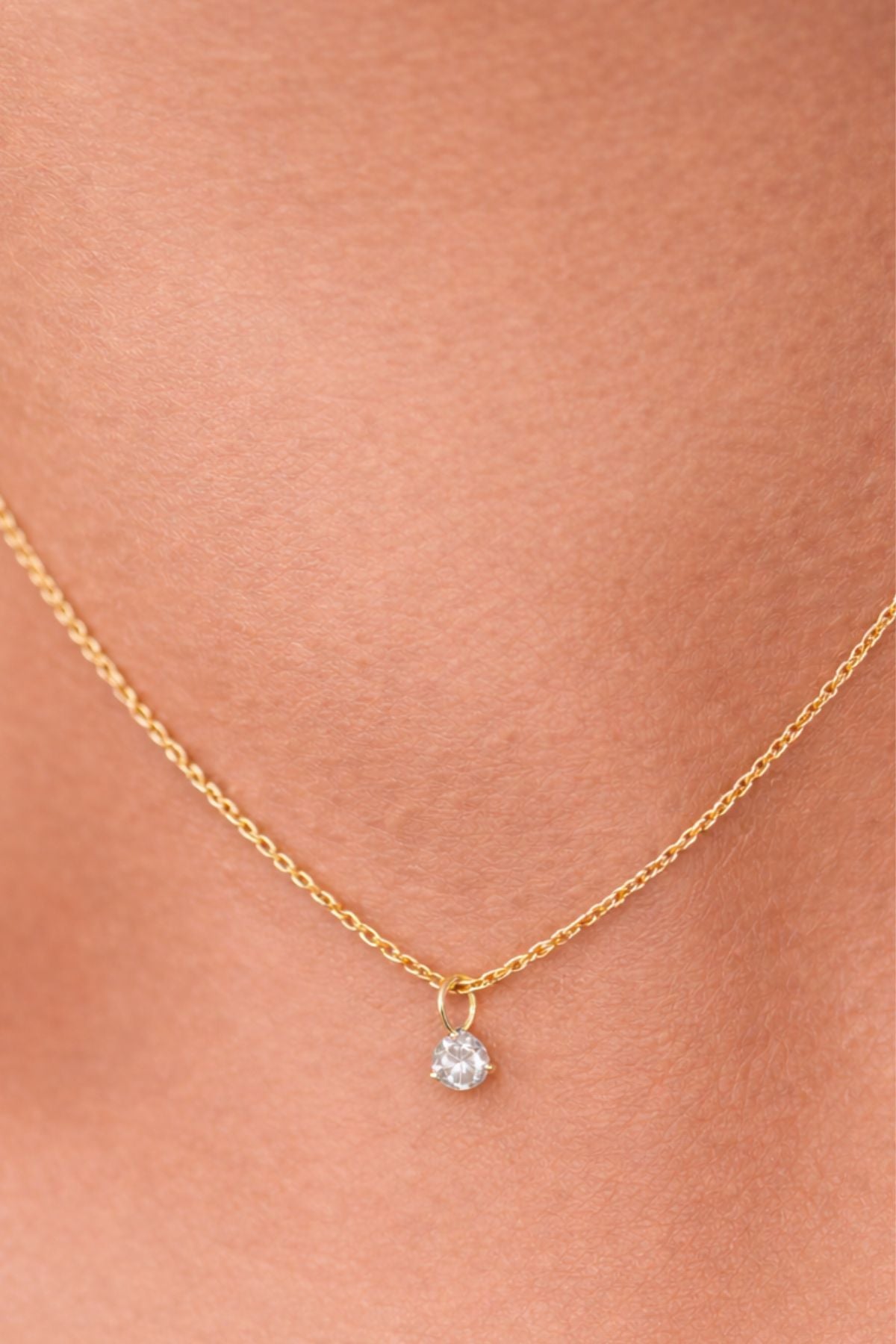 Floating Diamond Necklace