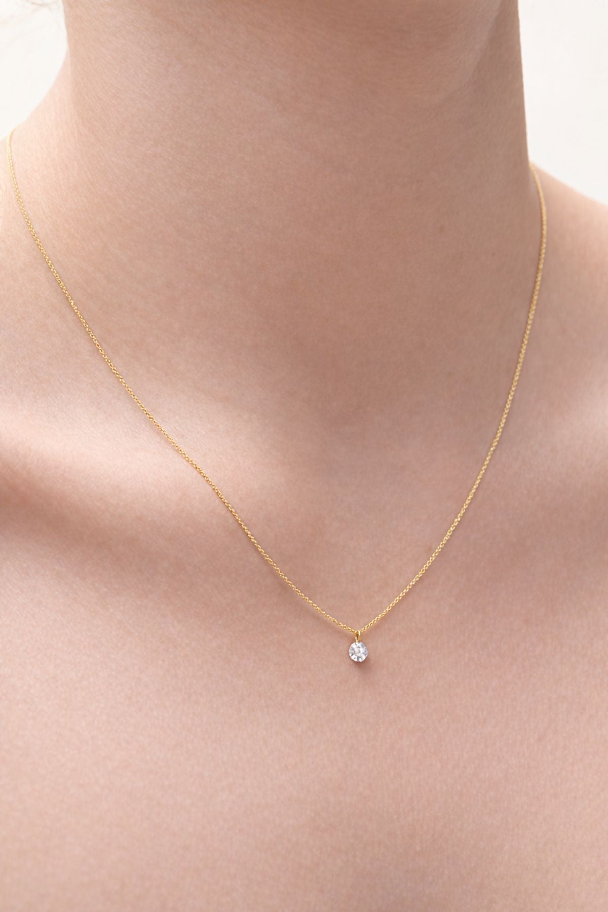 Floating Diamond Necklace