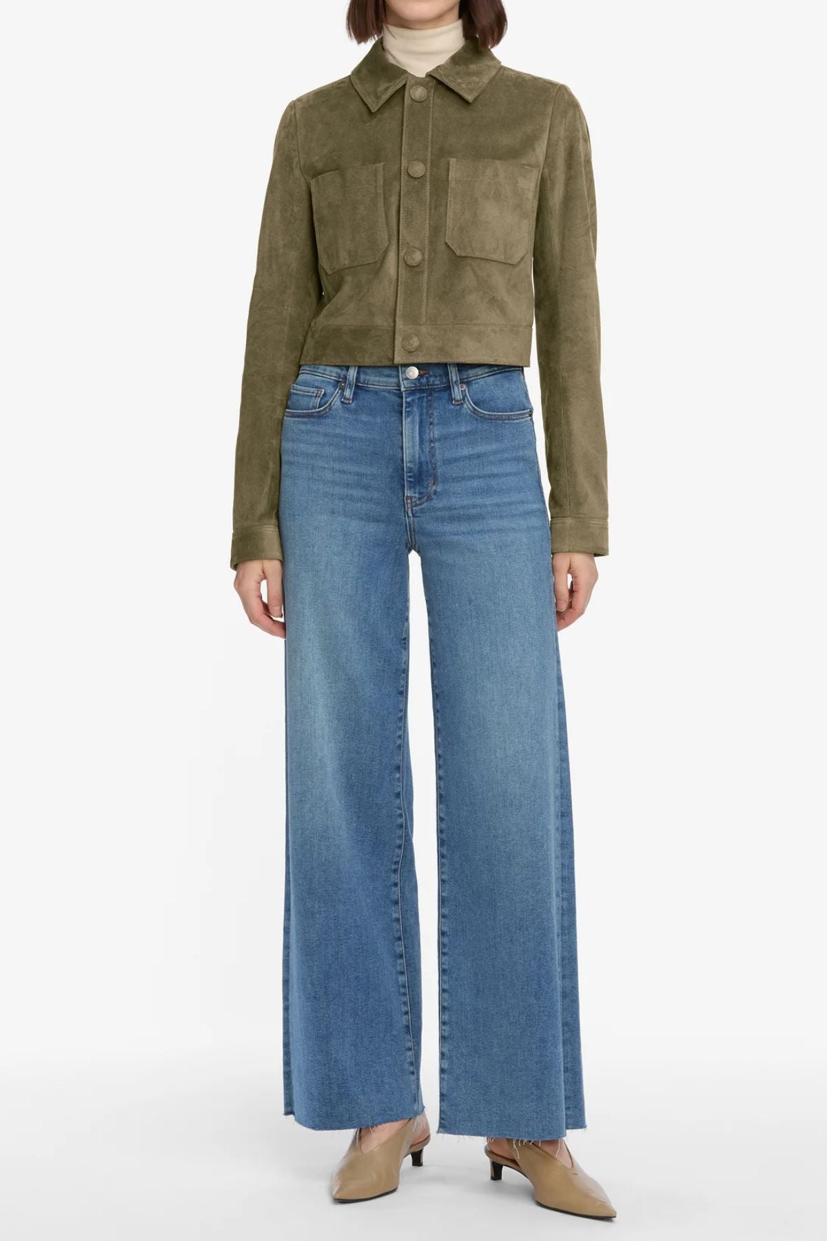 Le Slim Palazzo Jeans