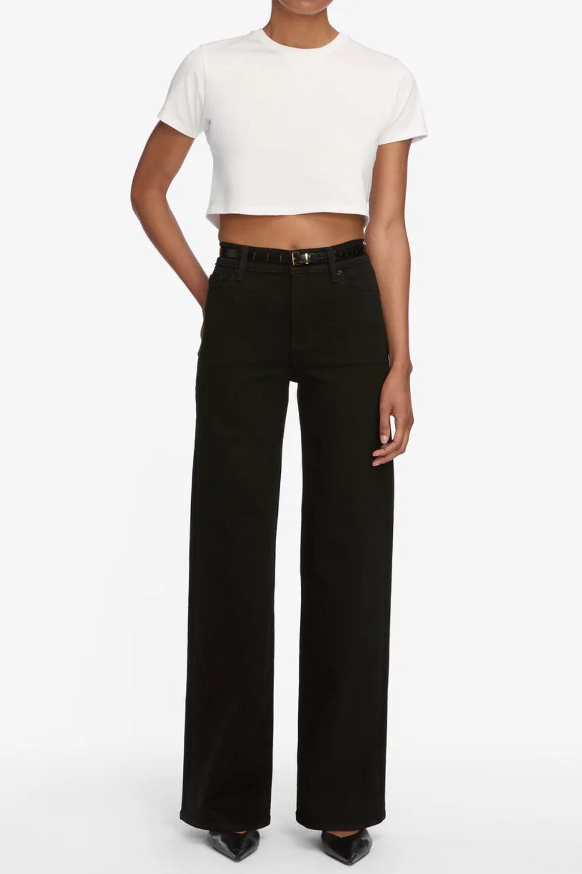 Le Slim Palazzo Jeans