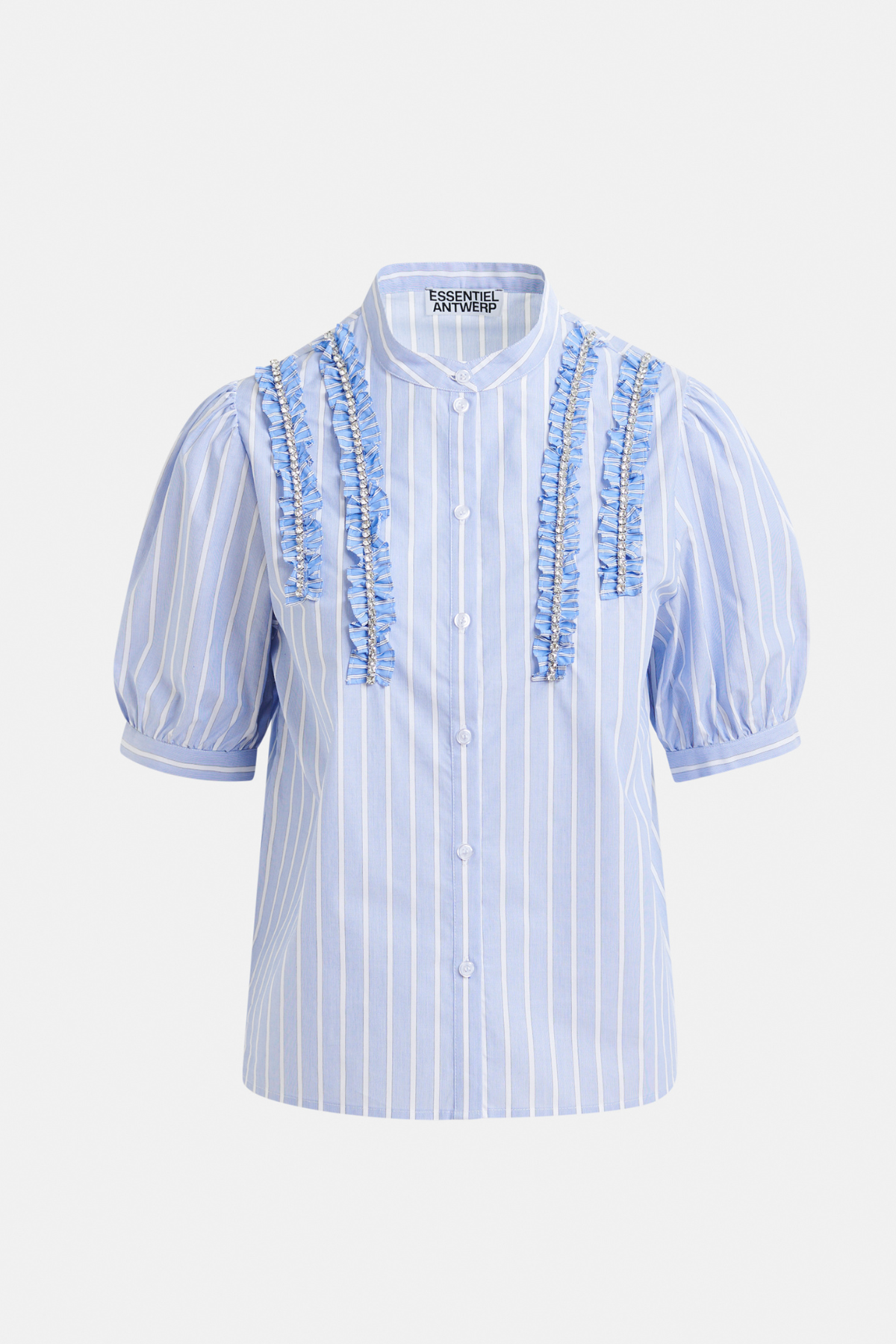 Ifrill Rhinestone Frill Shirt
