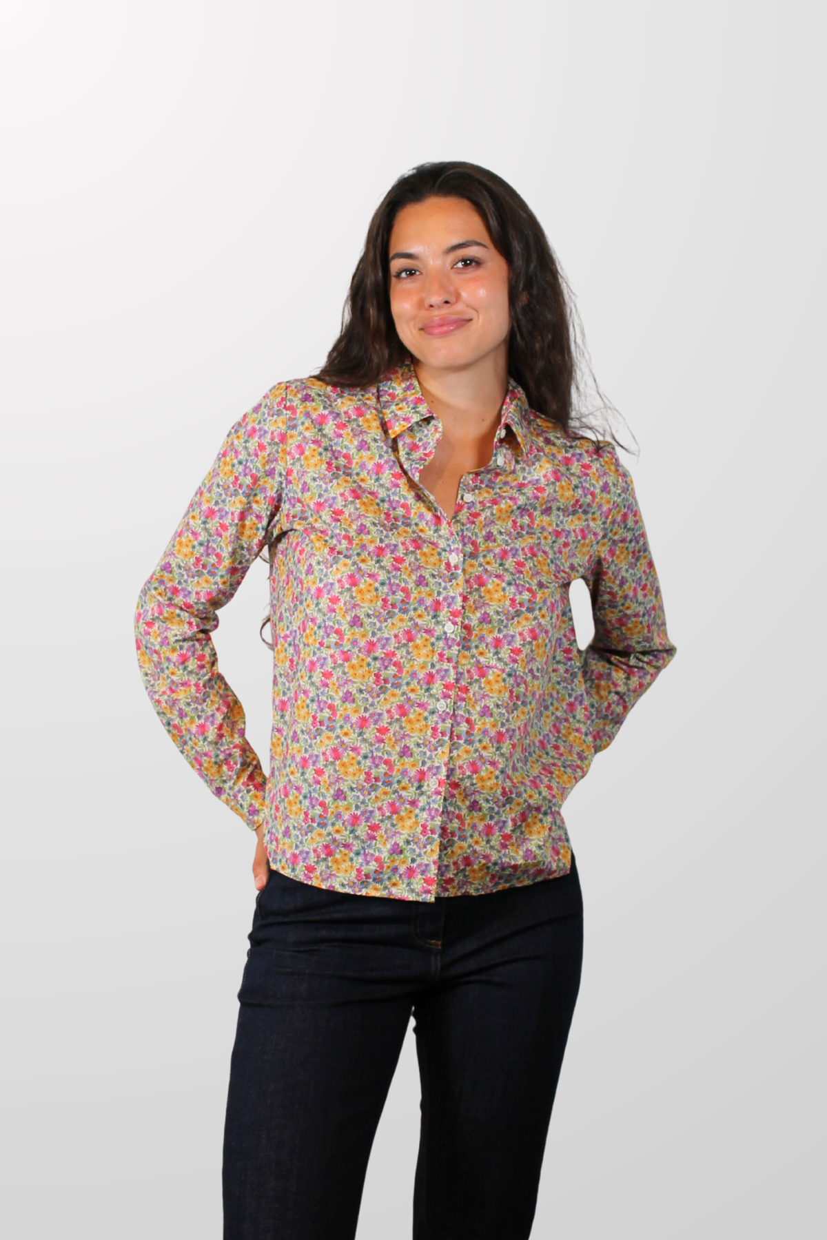 Chantyl Shirt  X Liberty Print