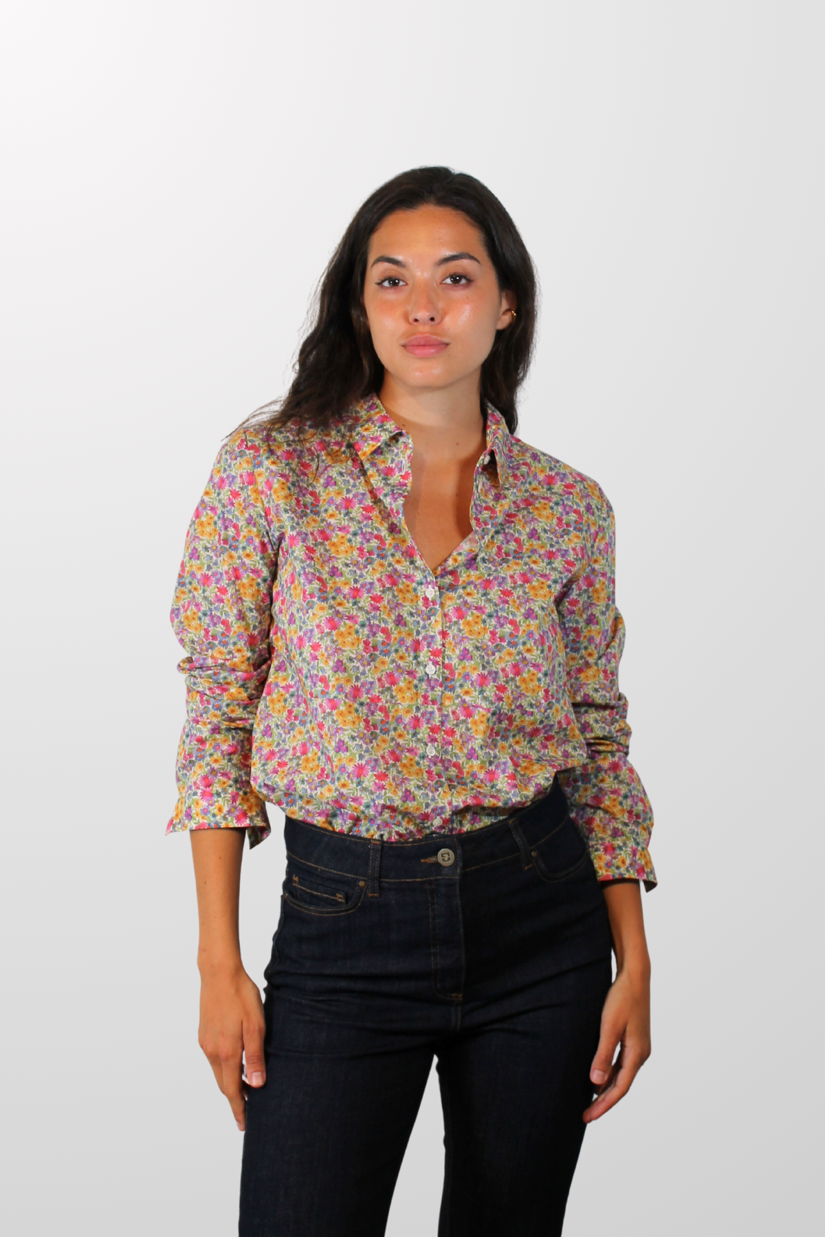 Chantyl Shirt  X Liberty Print