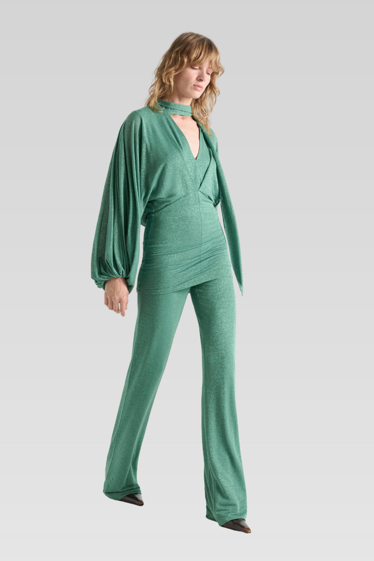 Soft Shimmer Blouse