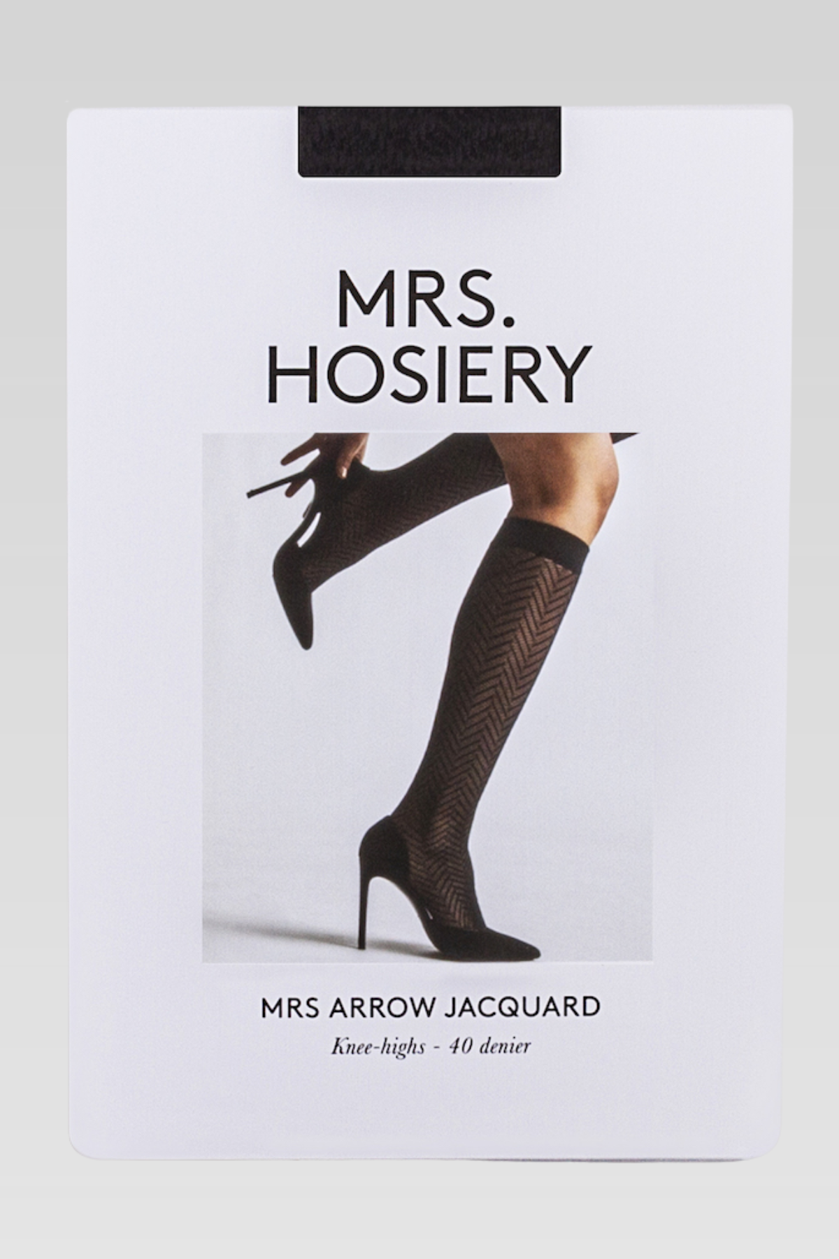 Mrs Arrow Jacquard 40 Knee-Highs
