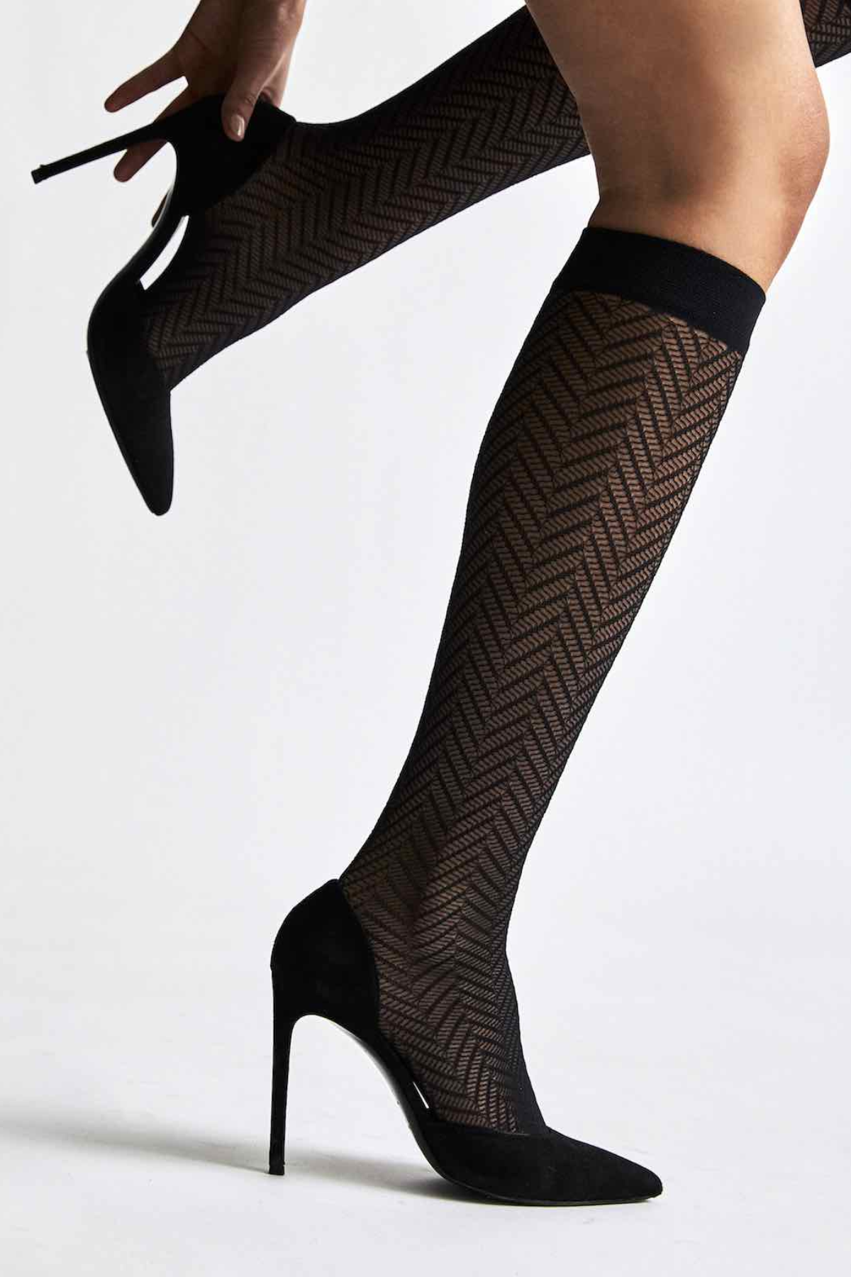 Arrow  Jacquard 40 Knee-Highs