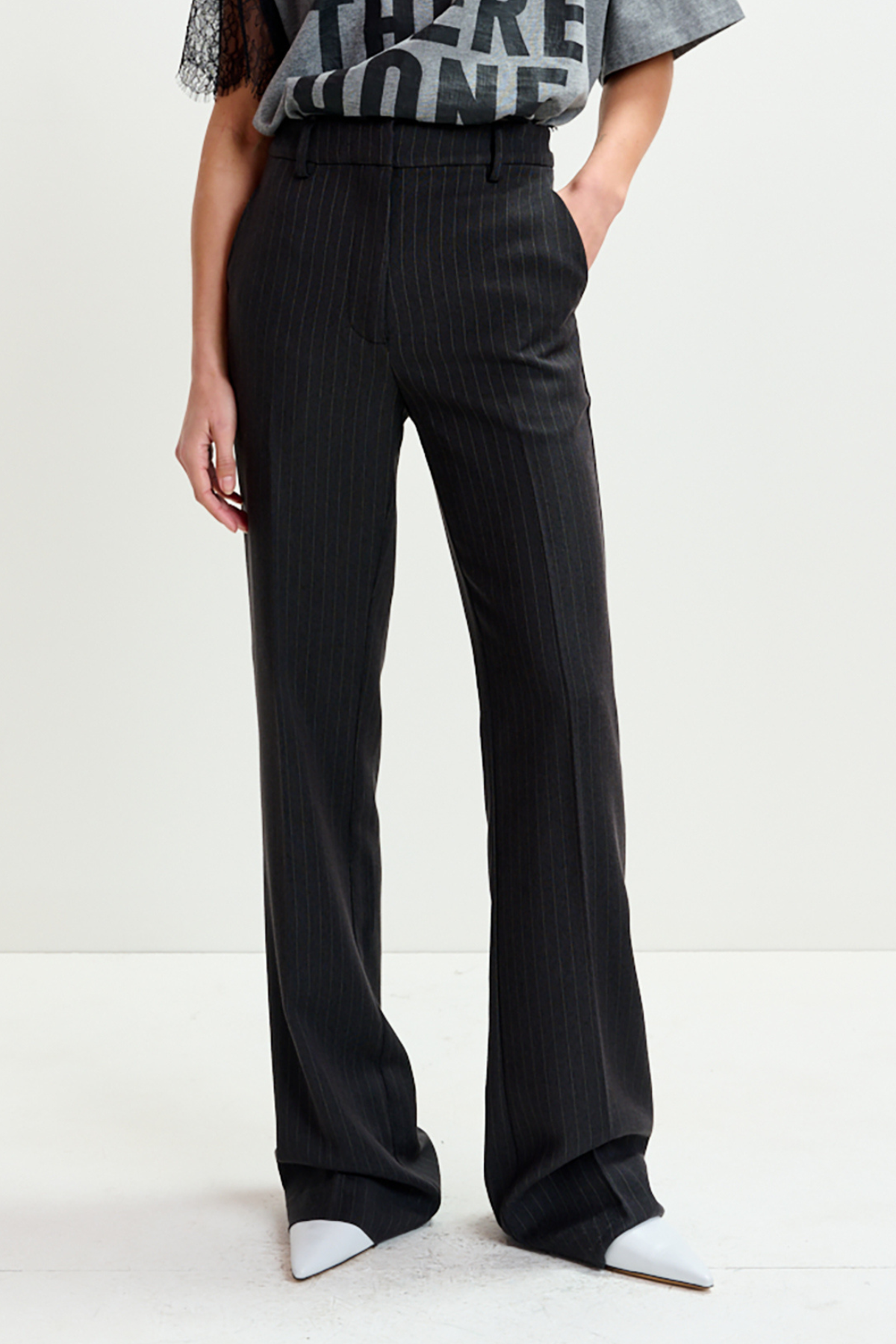 Invade Fitted Flared Pants