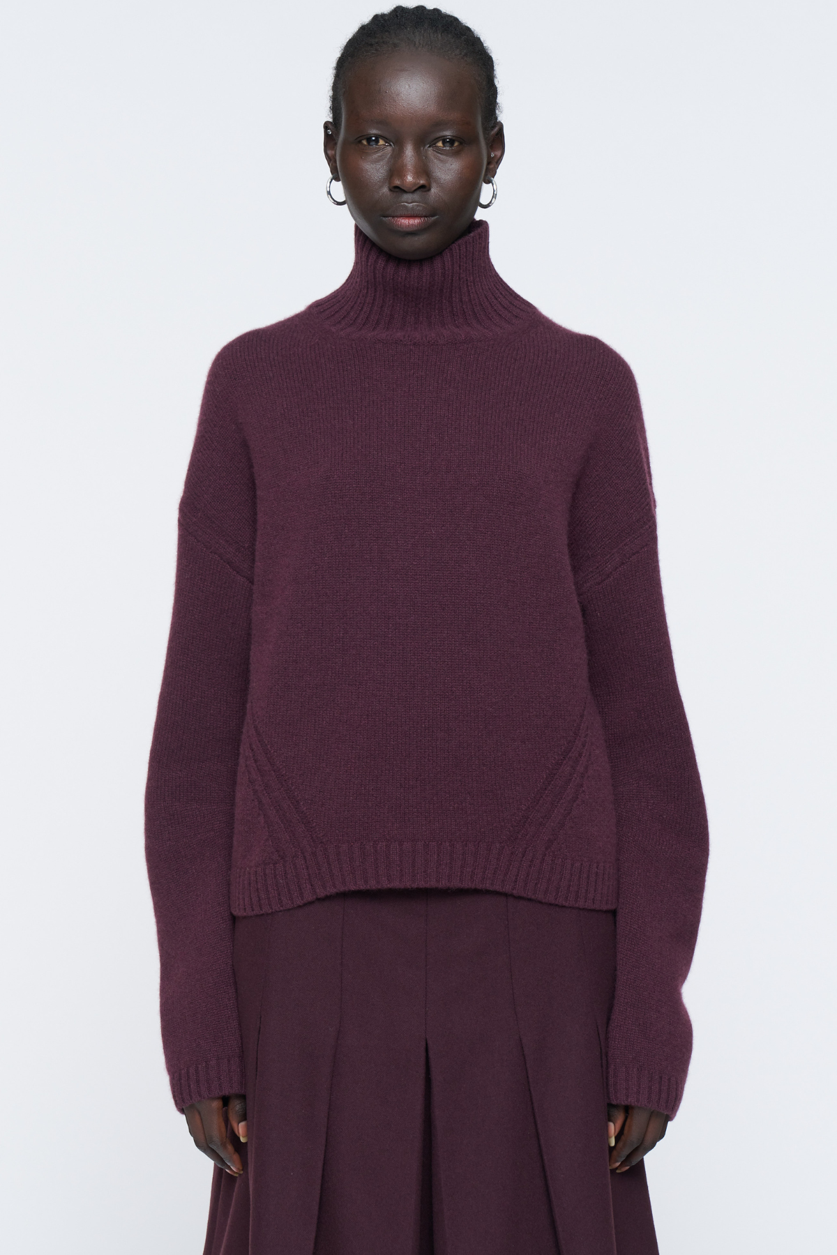 Luxe Cashmere High Nk Jumper