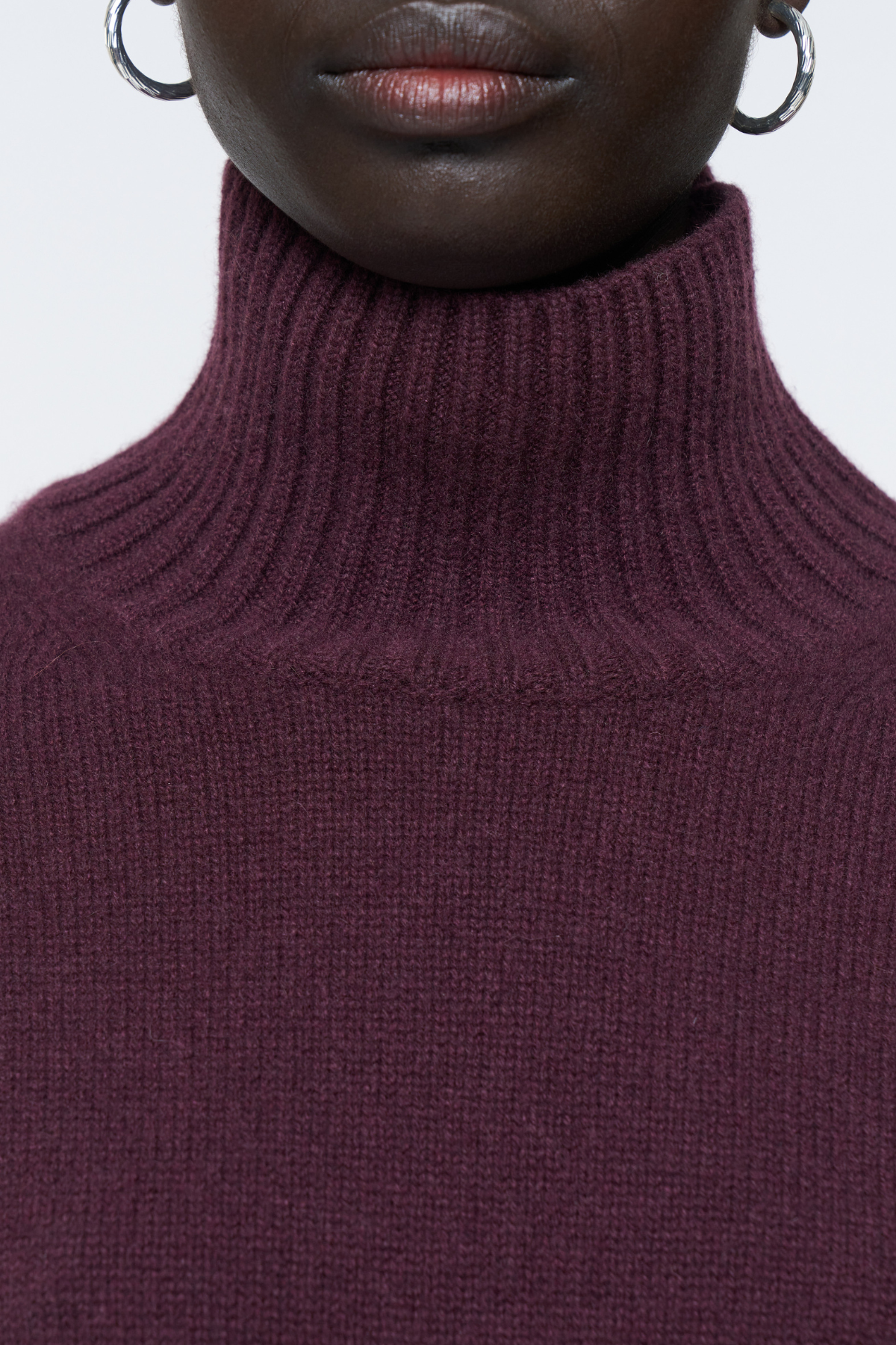 Luxe Cashmere High Nk Jumper