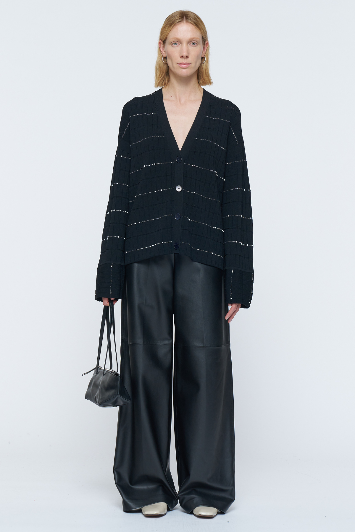 Fragmented Stripes Cardigan