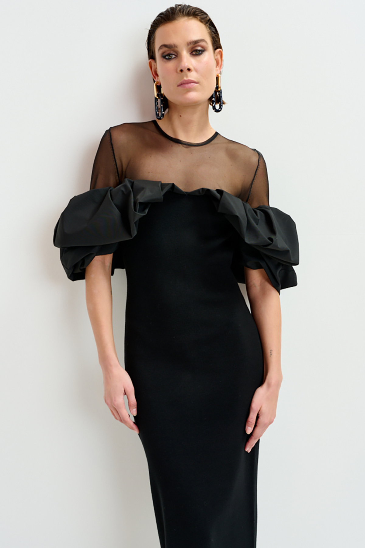 Isatis Fitted Knit Dress