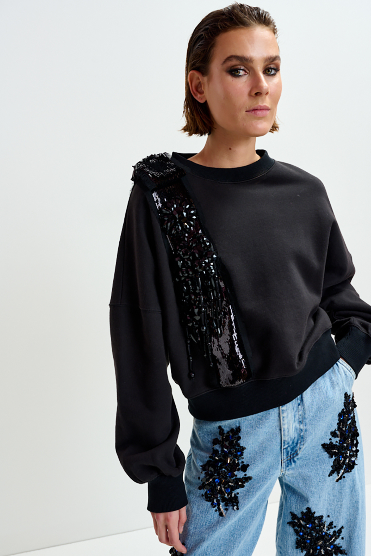Ijoux Embroidered Sweatshirt