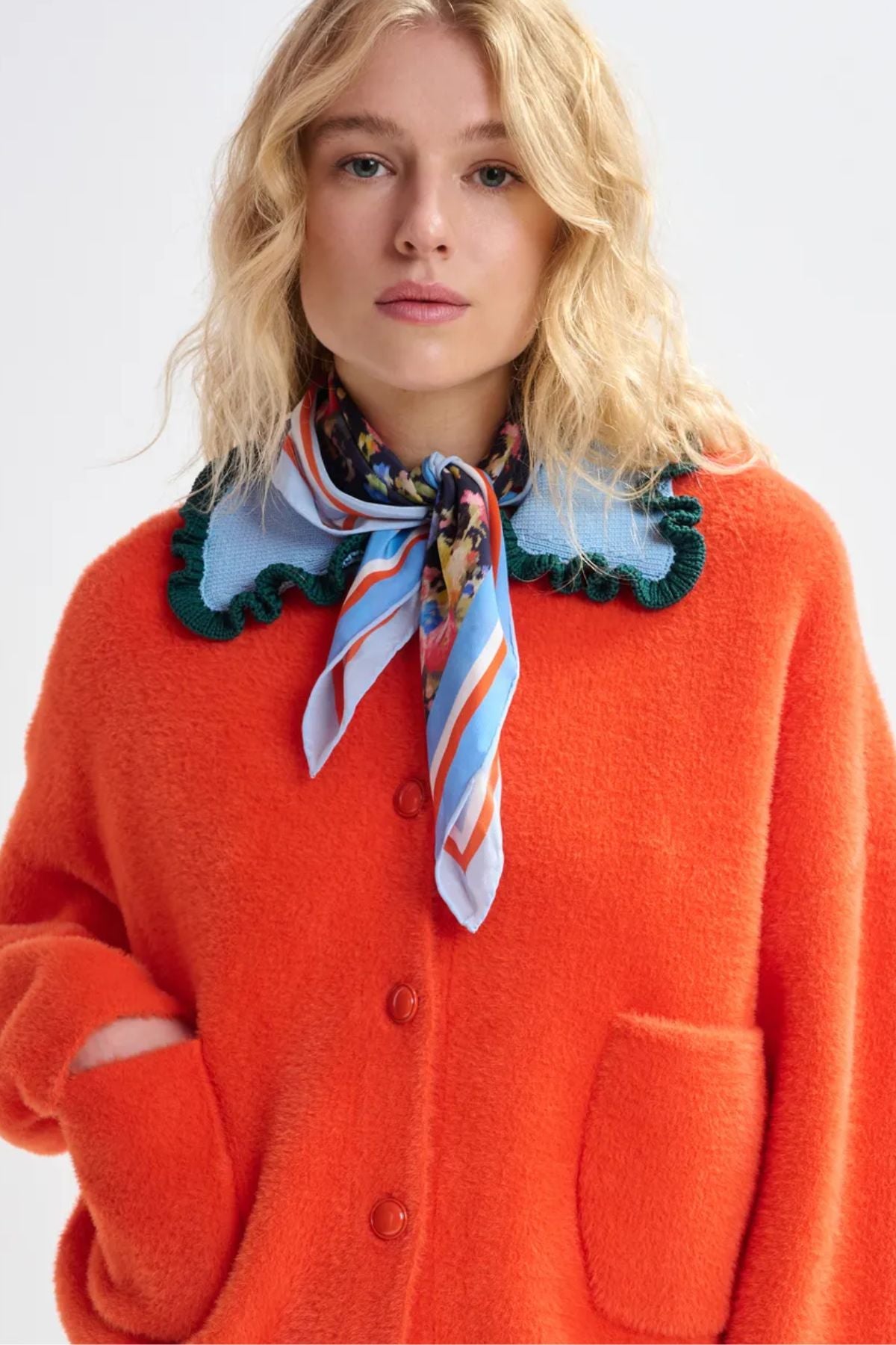 Jungle Square Printed Scarf