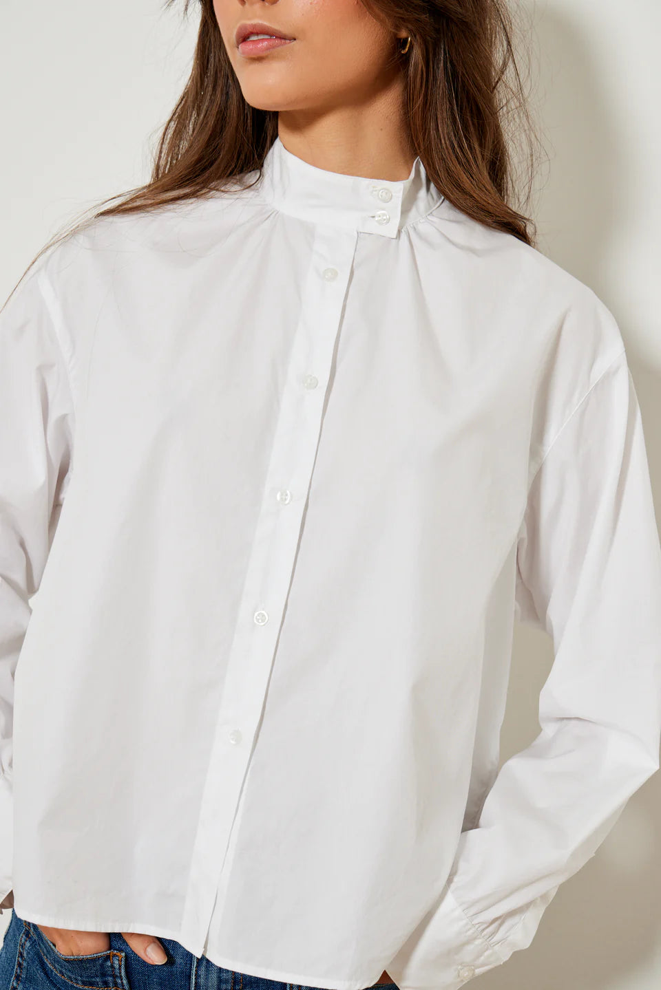 Cerise Poplin Shirt