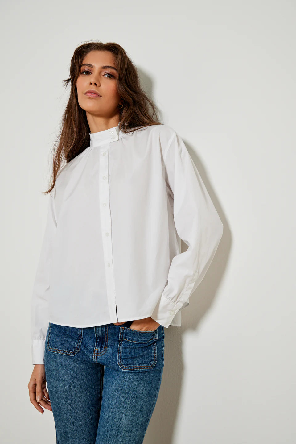 Cerise Poplin Shirt