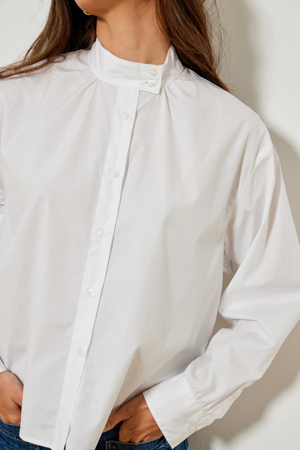 Cerise Poplin Shirt