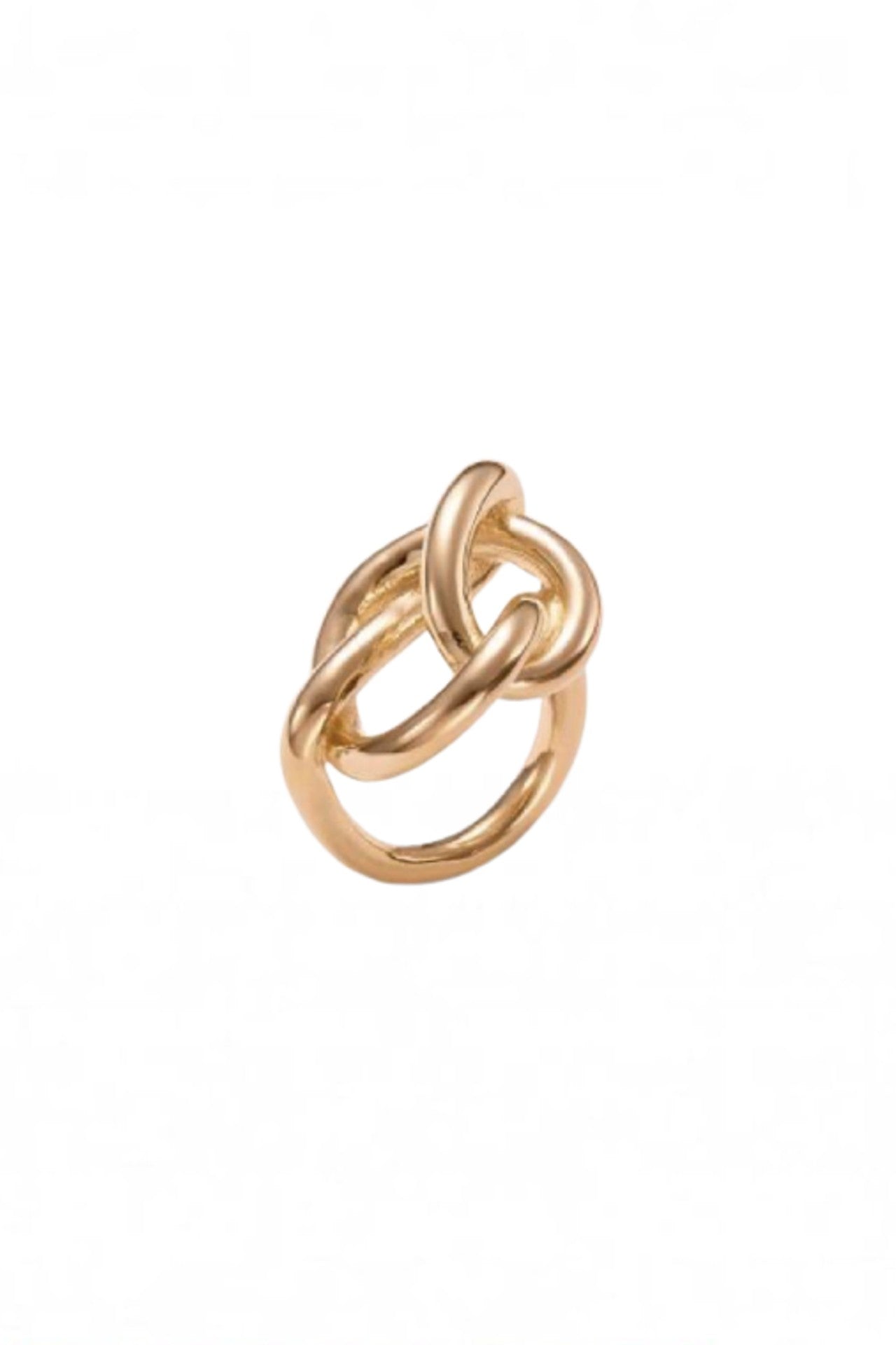 Large Brass Knot Ring