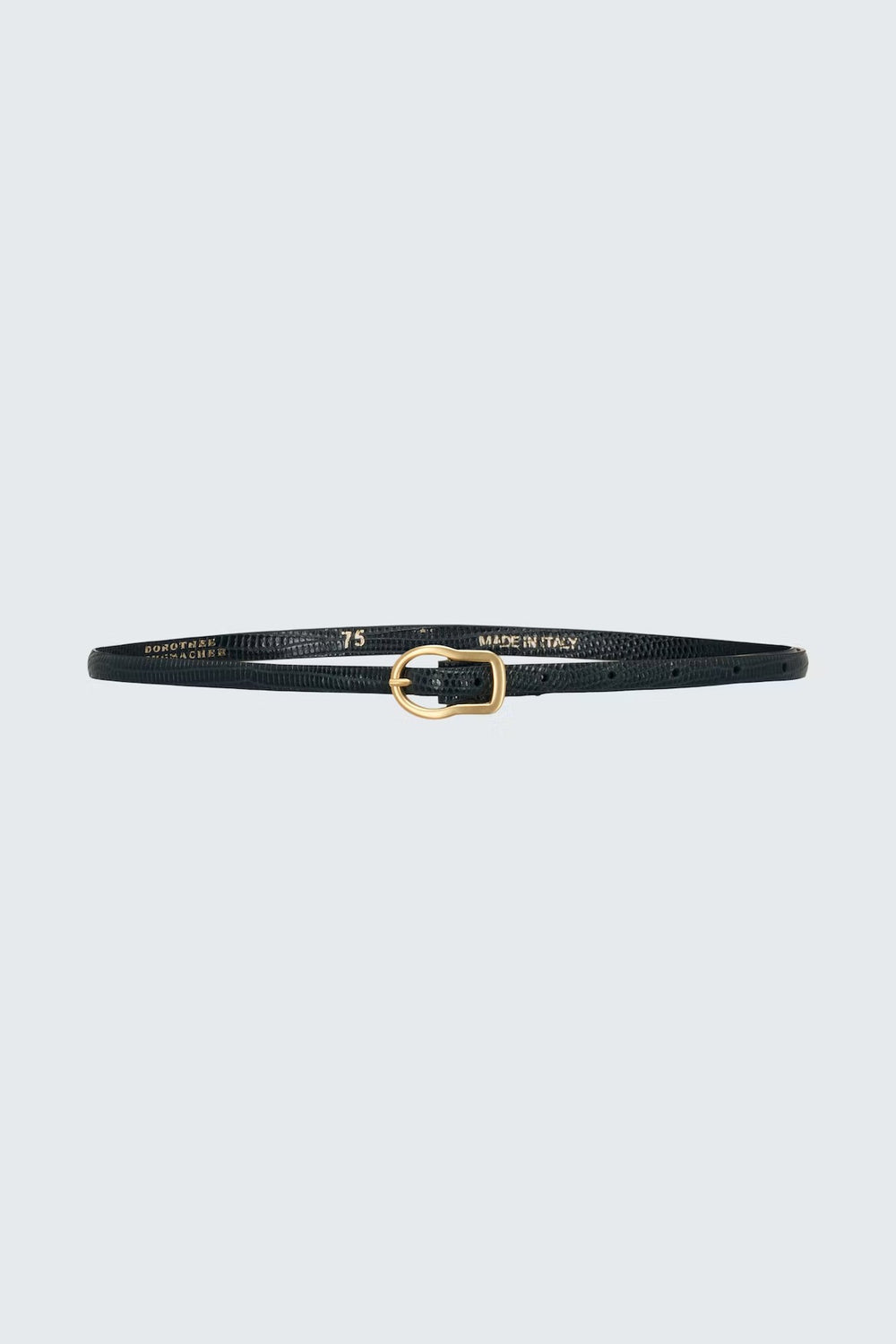 Textured Luxe Skinny Belt